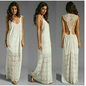 Jen's Pirate Booty Freedom Lace maxi Dress